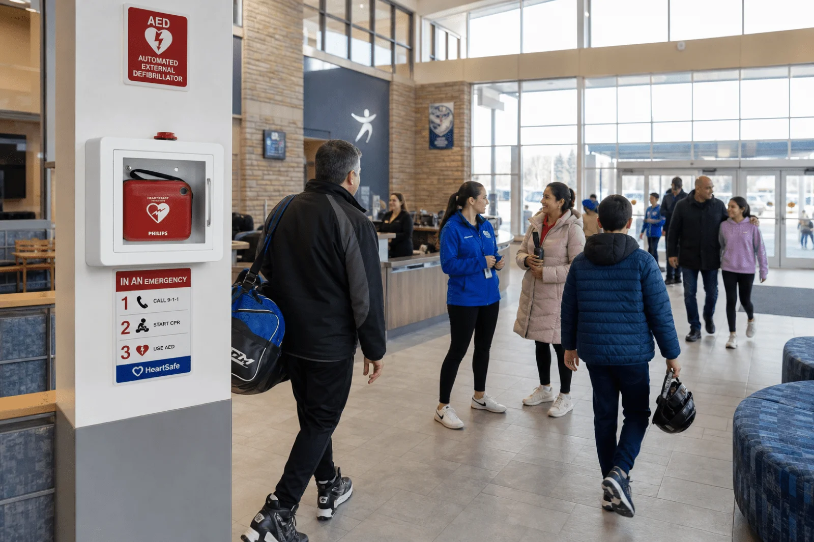 Απινιδωτής σε δημοτικό και διοικητικό κτίριο